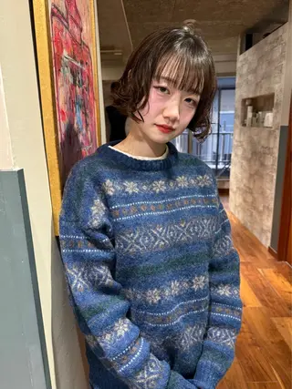 ショート カラー パーマ mai / linoah˚✧のヘアスタイル