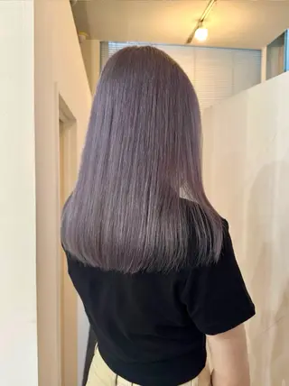 ミディアム カラー 磯　亜由香 🌷ブリーチのヘアスタイル