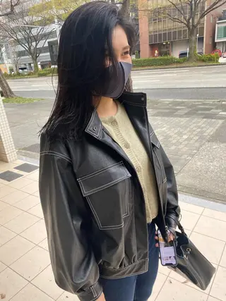 セミロング カラー Raf.hair design所属・MAYU / Raf.のヘアスタイル