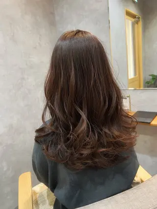 ロング カラー 中村 ひなたのヘアスタイル