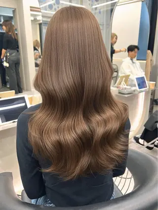 ロング カラー 博多ベージュ 🐻松井傑のヘアスタイル