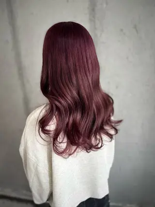 セミロング カラー Mariana雛/ 西大分/ハイライトのヘアスタイル