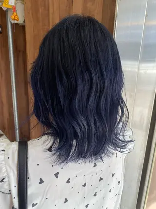 ミディアム カラー 村上 ゆういのヘアスタイル