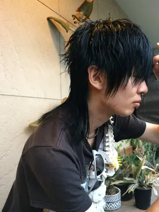 ショート メンズ SALOWIN原宿iori店 1F所属・ﾃﾞｻﾞｲﾝｶﾗｰ /ﾕｳﾀﾏﾝ👽のヘアスタイル