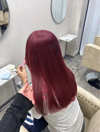 ロング Una並木坂　透明感カラー&髪質改善&韓国ヘア所属・モテ髪美容師♡ ひなたのヘアスタイル