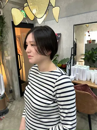 ショート カラー U-fuショート 伊藤拓海のヘアスタイル