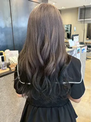 カラー さわ/博多/ ベージュ/ハイトーンのヘアスタイル