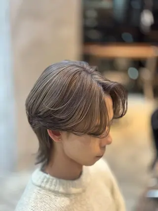 ショート 渋谷/切りっぱなし レイヤー/ブリーチのヘアスタイル