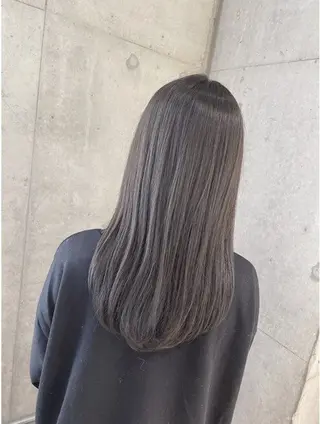 ロング カラー レイヤー/グレージュ 赤み消し/コウスケのヘアスタイル