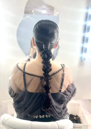 ロング ヘアセット/金山 佐野 妃都美のヘアスタイル