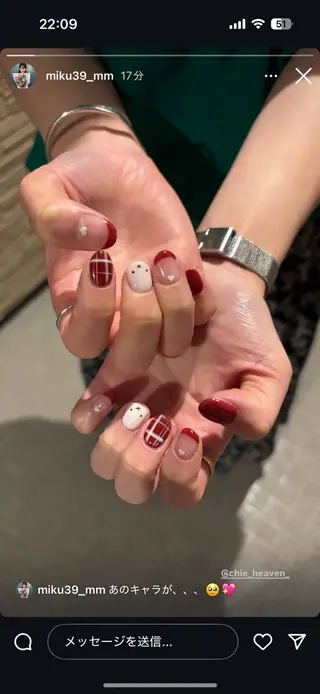 ネイル ꒰ঌheaven໒꒱ chieのネイルデザイン