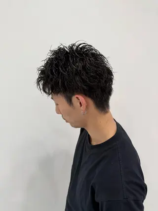 ショート メンズ 韓国ヘア　野々山 ゆうとのヘアスタイル