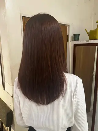 セミロング カラー 横浜駅/ツヤ髪美容師 吉田のヘアスタイル