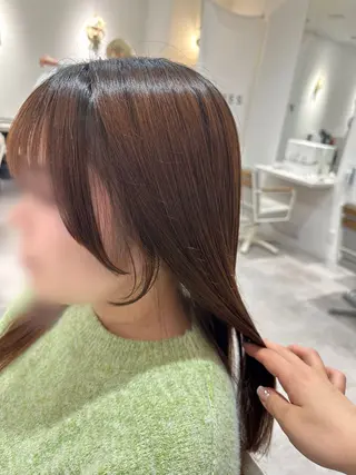 ロング 柴崎 悠乃のヘアスタイル
