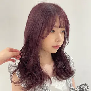 セミロング 🏳️‍⚧️艶カラー /アレンジ🎀くるみのヘアスタイル