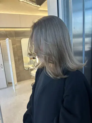 セミロング カラー 🍃柔らかヘアー田中 瑞希🍃のヘアスタイル