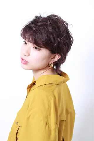 ショート 藤井 真奈美のヘアスタイル