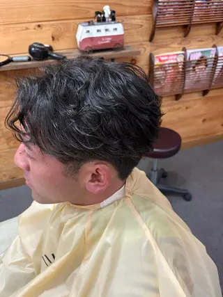 パーマ メンズ 高橋 知輝のヘアスタイル