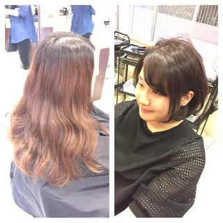 ショート カラー クレオヘアー久米川サロン所属・沼津 加奈のヘアスタイル