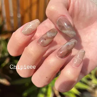 ロング Chipieee Ikukoのネイルデザイン