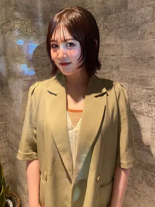 ショート カラー パーマ mai / linoah˚✧のヘアスタイル