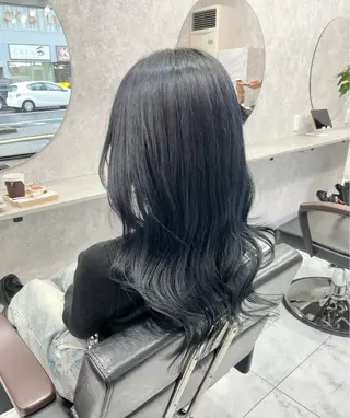 セミロング 🦋ハイトーン🦋 石山 希理🦋のヘアスタイル