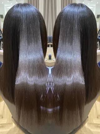 ロング men'ssalon Zina天神所属・✨髪質改善/顔周りカ ット/縮毛矯正✨三隅のヘアスタイル