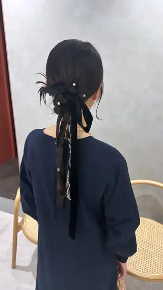 ロング ubu share salon所属・鈴村緋女／ヘアセット ／耳ツボジュエリーのその他イメージ