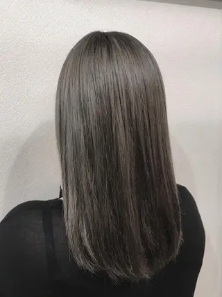 ロング カラー Blue hair lau所属・中川 仁のヘアスタイル