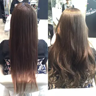 ミディアム セミロング ロング カラー Re:ta KANZOのヘアスタイル