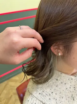 セミロング cureK所属・米倉 麻衣のヘアスタイル