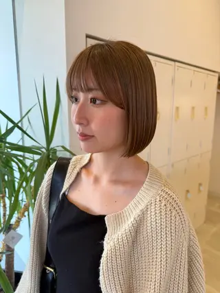 ショート カラー 木村 架音のヘアスタイル