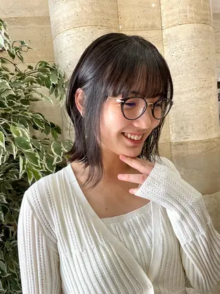 ミディアム 韓国/透明感 Veluaのヘアスタイル