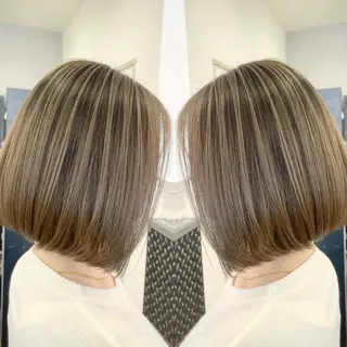 ショート カラー アンドウ ユウ/ レイヤーカット/韓国のヘアスタイル