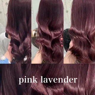 セミロング カラー Ella所属・nana【艶髪】/ レイヤー/縮毛矯正のヘアスタイル