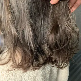 ミディアム カラー chouette/ 根本優希のヘアスタイル