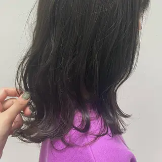 セミロング カラー recipe 黒木 彩那のヘアスタイル
