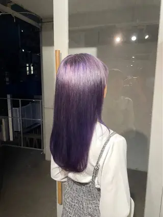 ロング 絶対綺麗な暖色カラー 🎯あります✨増渕✨のヘアスタイル