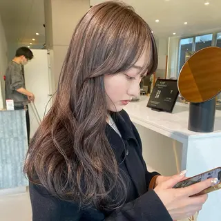 ロング カラー レイヤーカット/暖色 カラー/mao🎀のヘアスタイル