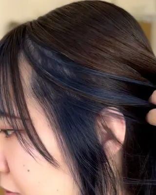 カラー misato/レイヤ ー/暖色カラーのヘアスタイル