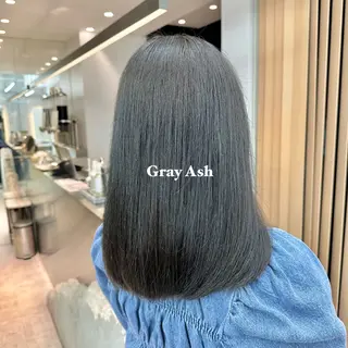 カラー 髪質改善✨縮毛矯正 ショートボブ/ともきのヘアスタイル