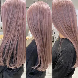 セミロング カラー ヘアアレンジ ハイトーン/ ボブ 中村麟のヘアスタイル