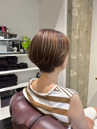 ショート カラー 名駅/大人可愛い /艶髪/流音のヘアスタイル