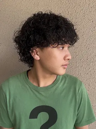 パーマ メンズ 年間2000名担当◎ パーマ職人/仲原佑樹のヘアスタイル