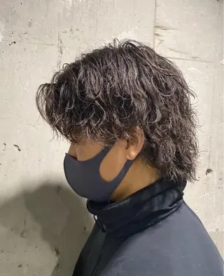 ショート パーマ メンズ 🟦ニュアンス/メン ズパーマ横浜🟦のヘアスタイル