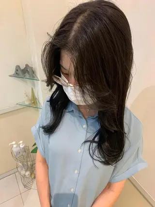 ロング カラー 透けるbrown カラー🎗♡yukaのヘアスタイル