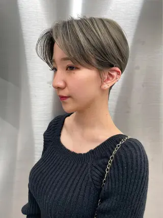 ショート 京都レイヤーカット/ 縮毛矯正/羽柴りくのヘアスタイル