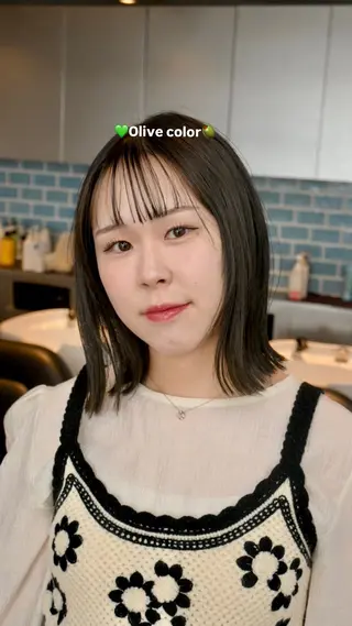 ミディアム 🫧ほのか /透明感カラー🫧のヘアスタイル