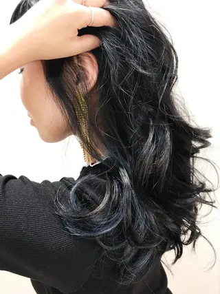 ミディアム カラー レイヤーカット/艶髪 🎀笠原 優花🎀のヘアスタイル