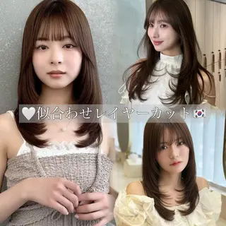 ロング 韓国レイヤー× 艶髪 池袋/ハナ🌷のヘアスタイル